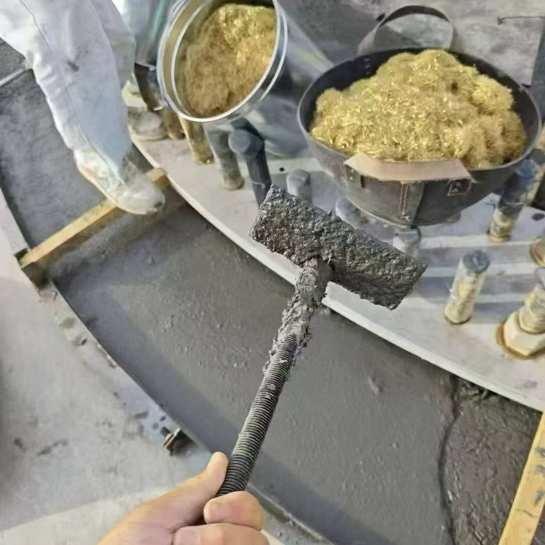 德城C120钢纤维高强无收灌浆料 轧机压缩机汽轮机发电机锻压设备底座灌浆材料